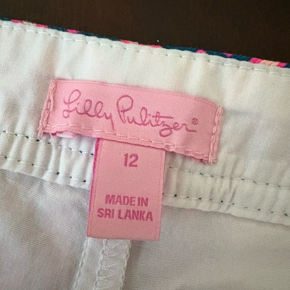 Lilly Pulitzer Callahan Skort Sz  10   Blue Pink - Picture 4 of 4